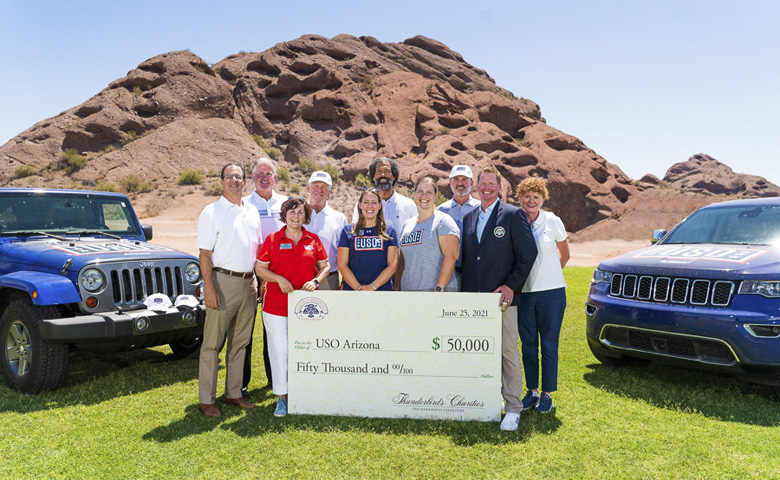 USO AZ Thunderbirds Charities